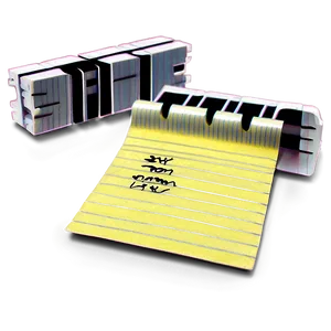 Lined Post It Note Png Rlc33 PNG image