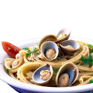 Linguine With Clam Sauce Png 05242024 PNG image