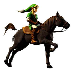 Link And Epona PNG 05212024