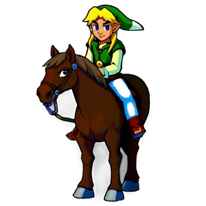 Link And Epona PNG 05212024