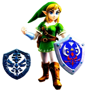 Link And Zelda PNG 05212024