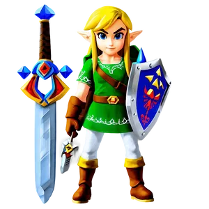 Link And Zelda PNG Gmn