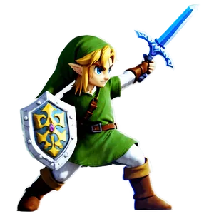 Link In Battle PNG 05212024