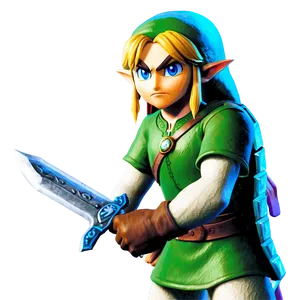 Link In Battle PNG Nud31