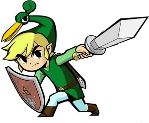 Link Readyfor Battle PNG image