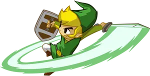 Link Sword Swing Animation PNG image