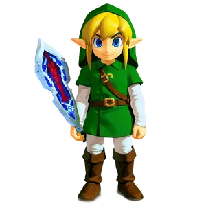 Link With Korok PNG 1