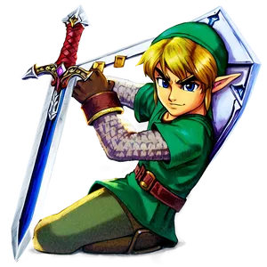 Link With Master Sword PNG Vxv