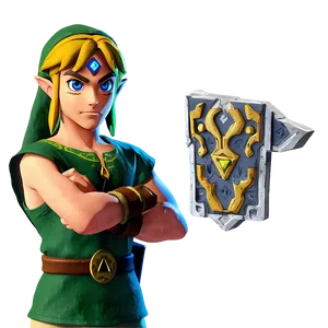 Link With Sheikah Slate PNG Bxb PNG