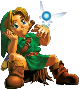 Linkand Fairy Illustration