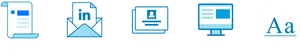 Linked In Advertising Options Overview PNG