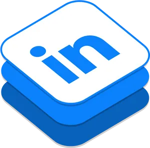Linked In Logo3 D Rendering