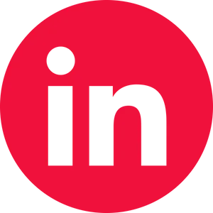 Linked In Red Logo PNG image