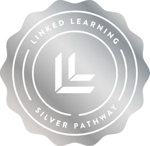 Linked Learning Silver Pathway Badge PNG image