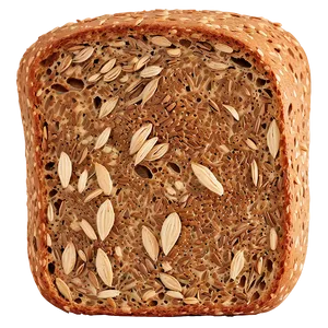 Linseed Bread Slice PNG 06132024 PNG