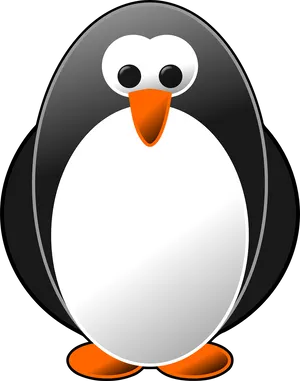 Linux Mascot Cartoon Penguin PNG image