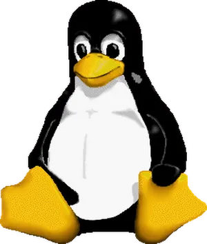 Linux Penguin Mascot PNG image