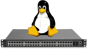 Linux Penguinon Server Hardware PNG image