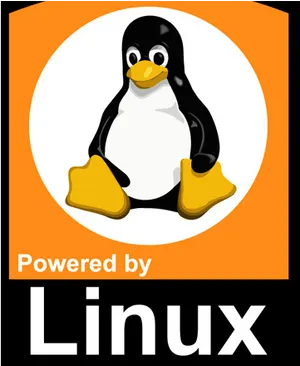 Linux Powered Penguin Logo PNG image