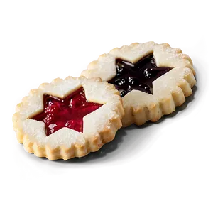 Linzer Cookies PNG Uut16