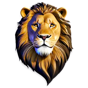 Lion Face Art PNG 25 PNG