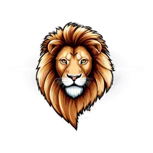 Lion Face Emblem PNG 18