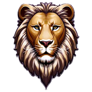 Lion Face Emblem Png Qgc22 PNG image