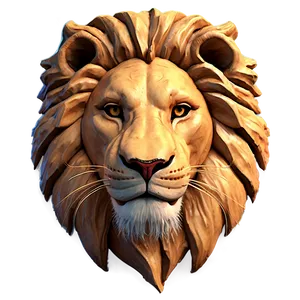 Lion Face Fantasy Art Png Epx86 PNG image