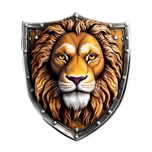 Lion Face On Shield Png 30 PNG image