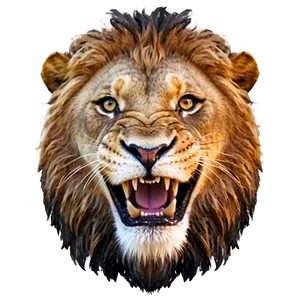 Lion Face Roar Png 06122024 PNG image