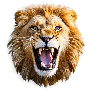 Lion Face Roar PNG 14 PNG