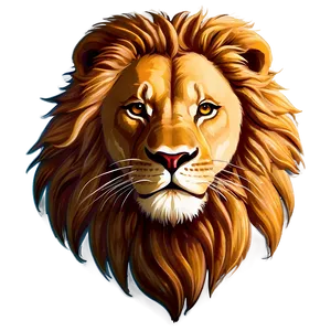 Lion Face Silhouette PNG 40 PNG