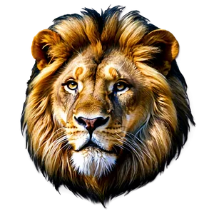 Lion Face Tattoo Design Png Fum PNG image