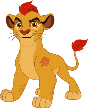 Lion Guard Animated Character Kion