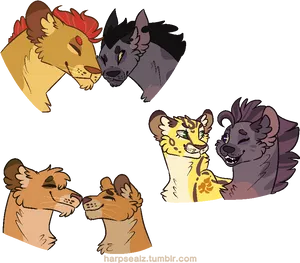 Lion_ Guard_ Character_ Expressions PNG image