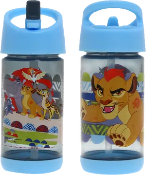 Lion Guard Character Water Bottles PNG image