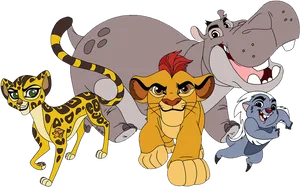 Lion Guard Characters PNG image