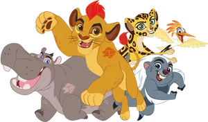 Lion Guard Characters Animated
