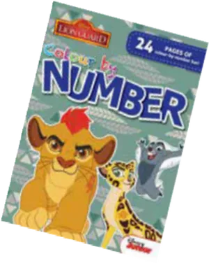 Lion Guard Colorby Number Activity Book PNG image