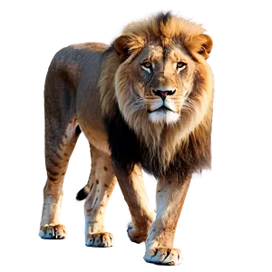 Lion In Natural Habitat PNG 06122024 PNG