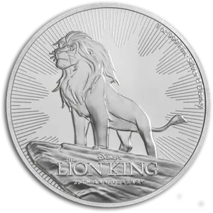 Lion King25th Anniversary Coin PNG image