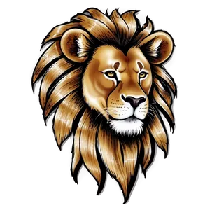 Lion Of Judah Tribal Tattoo Png 27 PNG image