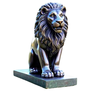 Lion Statue PNG Niy36