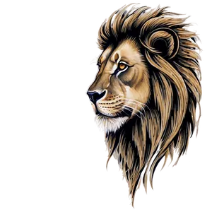 Lion Tattoo PNG Etc