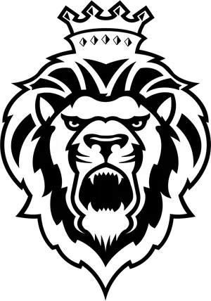 Lion_with_ Crown_ Vector_ Art PNG image