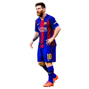 Lionel Messi Candid Shot PNG Fks