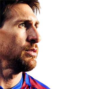 Lionel Messi Close-up PNG 06242024