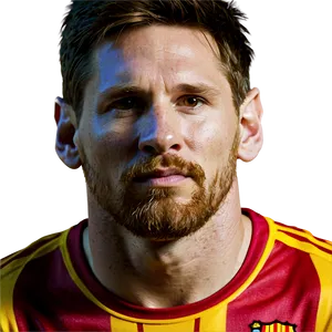Lionel Messi Head Shot PNG 40 PNG