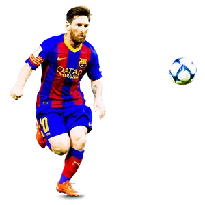 Lionel Messi In Action PNG Thv61 PNG
