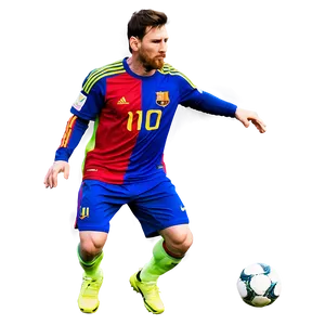 Lionel Messi Warm-up PNG Dlf PNG